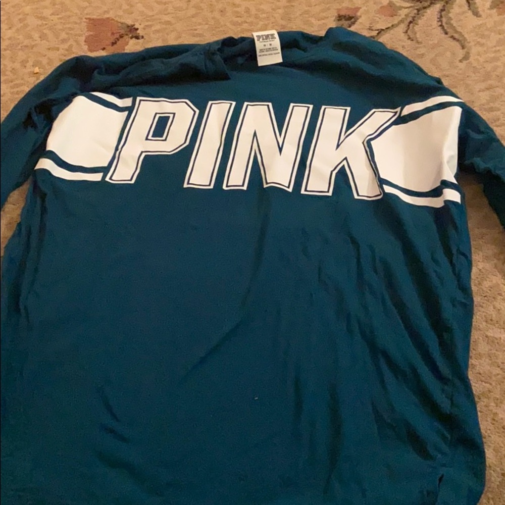 Pink long-sleeve shirt,size medium,Never worn